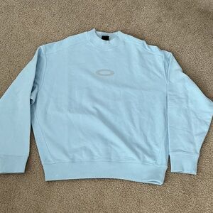 Oakley Urban Outfitters Mock Neck Frost Blue Pullover - Size M